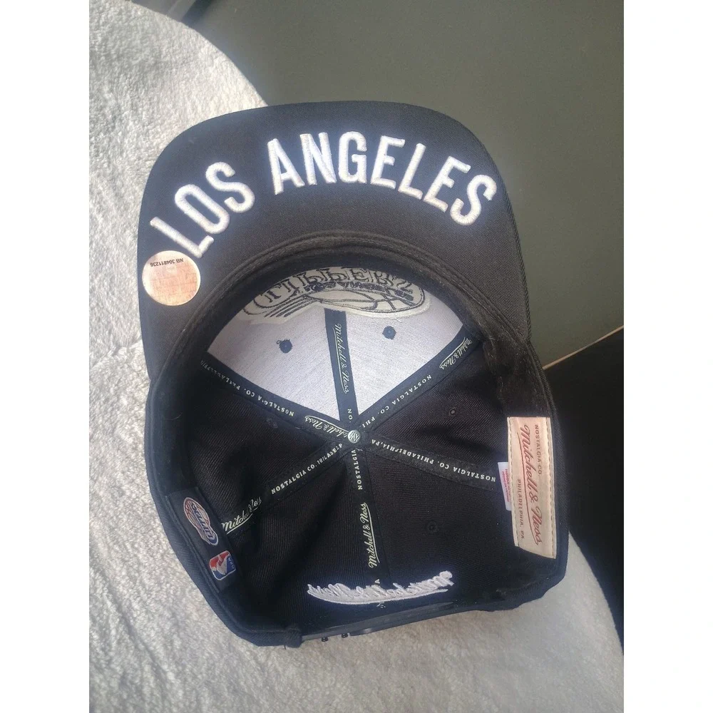 Mitchell & Ness Los Angeles Clippers Snapback Hat 2013 NBA Black Vintage Cap
